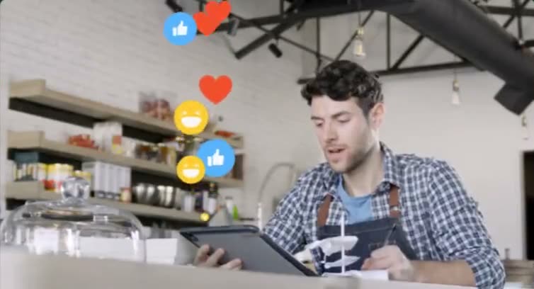 Small business owner managing their digital presence online, Sourcewise Perth